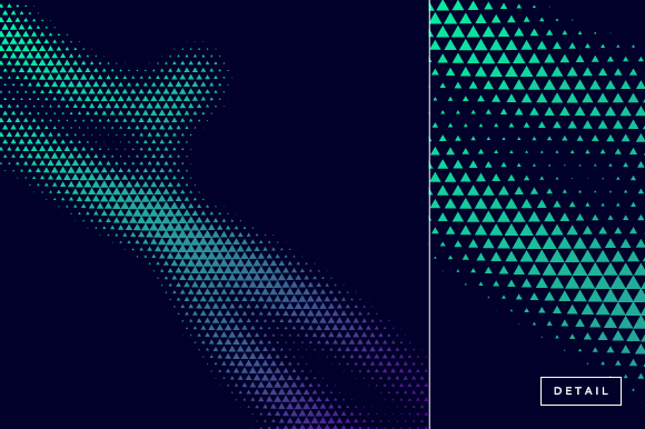 Triangle Halftone Pattern Design Triangle Halftone Pattern Design