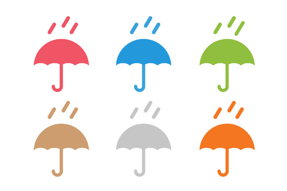 Vector Umbrella Logo Umbrella Icon