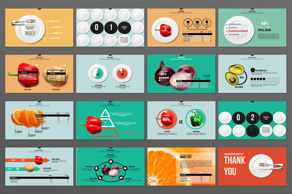 Food Products Websites Templates