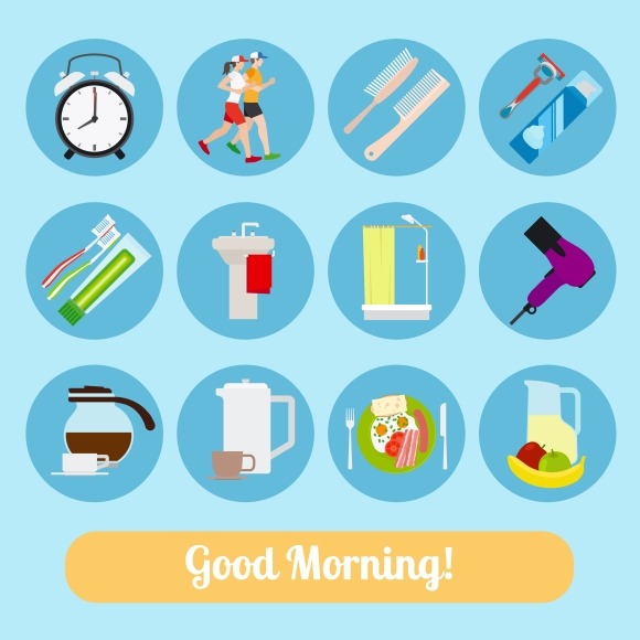 Good Morning Time Icons Good Morning Time Icons