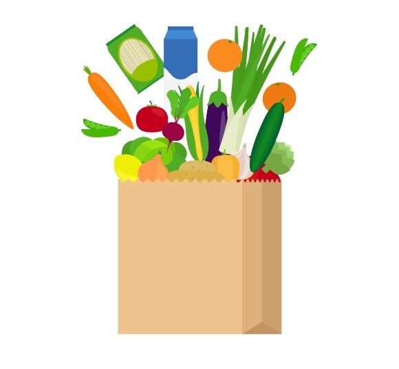 Paper Bag With Fresh Food Paper Bag With Fresh Food