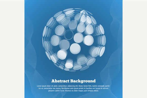 Abstract Background With Globe Abstract Background With Globe