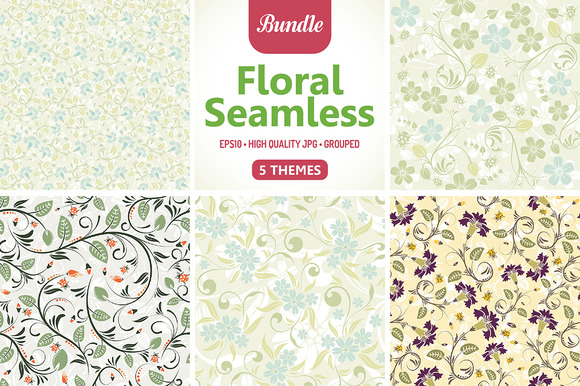 Flower Seamless Patterns Flower Seamless Patterns