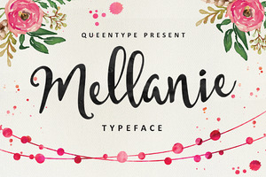 Mellanie Typeface