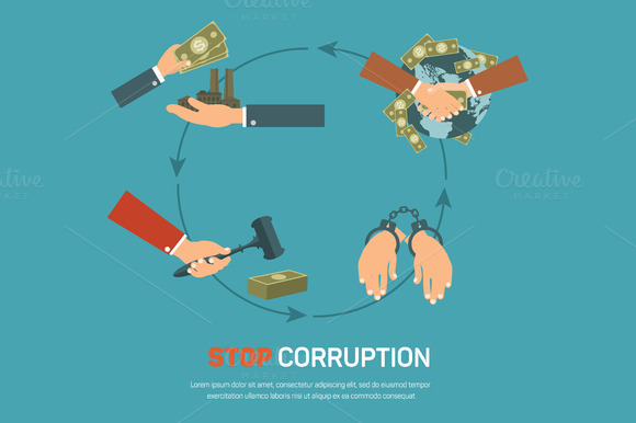 Corruption Infographic Banner
