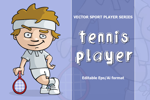 VECTOR Tennis Player