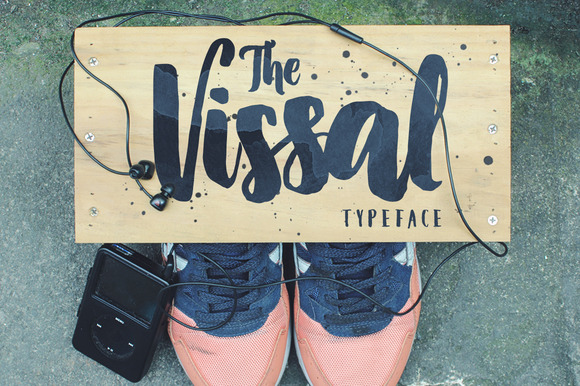 The Vissal Typeface Cover-f