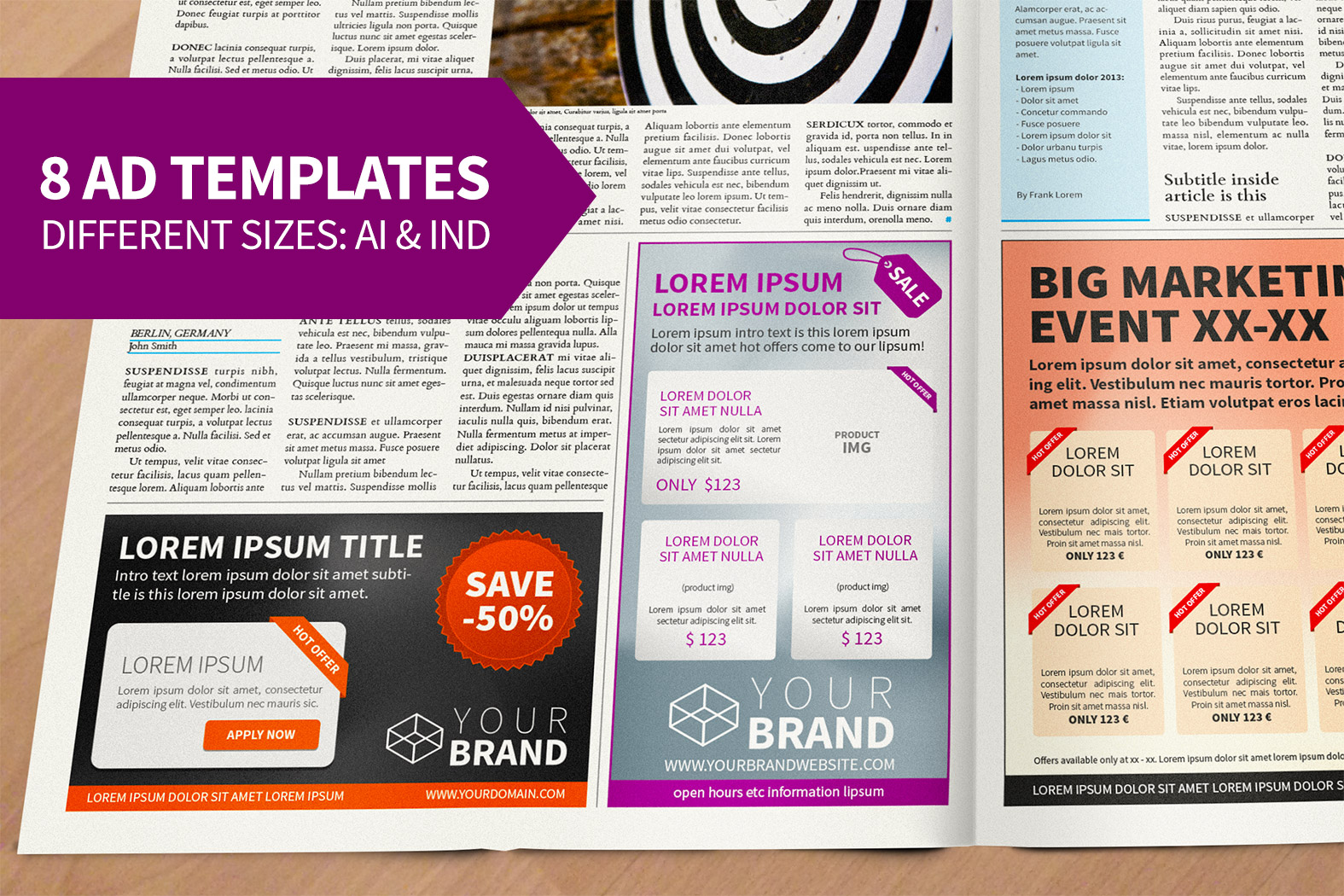 Print Advertising Templates _ Free Printable Templates – IUQV
