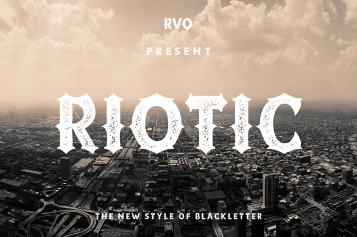 Free Riotic Typeface Script Fonts