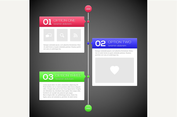 Modern Timeline Design Template Modern Timeline Design Template