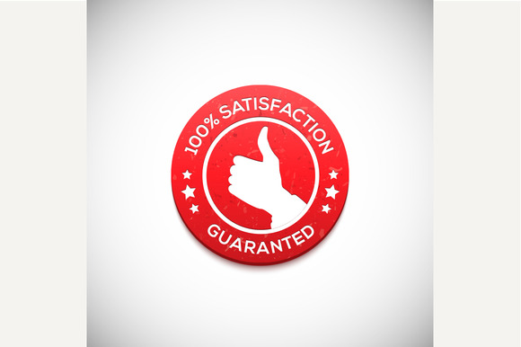 Satisfaction Guaranteed Label Satisfaction Guaranteed Label