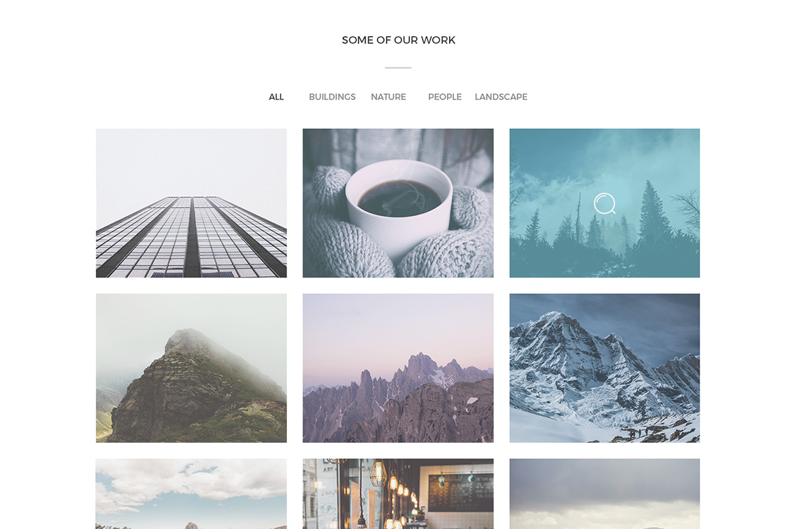 Charlie - PSD Template ~ Website Templates on Creative Market