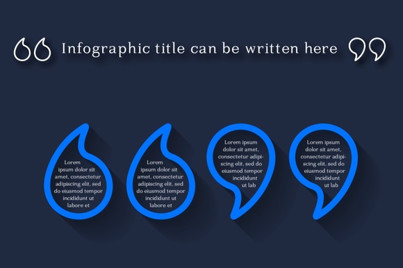 Infographic Quotation Marks Infographic Quotation Marks