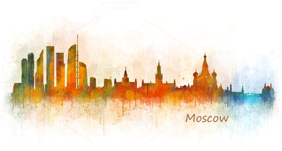 Moscow City Skyline Hq V3 Moscow City Skyline Hq V3