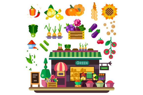 Farm Shop With Natural Food For Vega Farm Shop With Natural Food For Vega