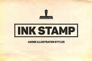 Ink Stamp Styles For Illustrator