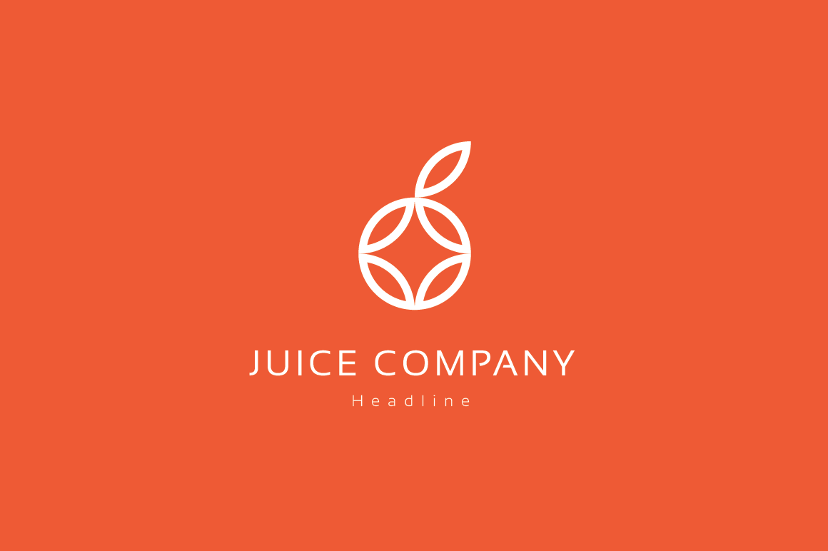 Juice company logo. Logo Templates on Creative Market