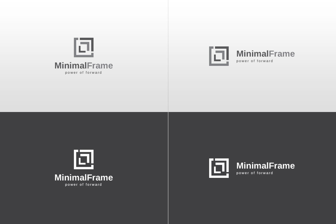 Minimal Frame Logo ~ Logo Templates on Creative Market