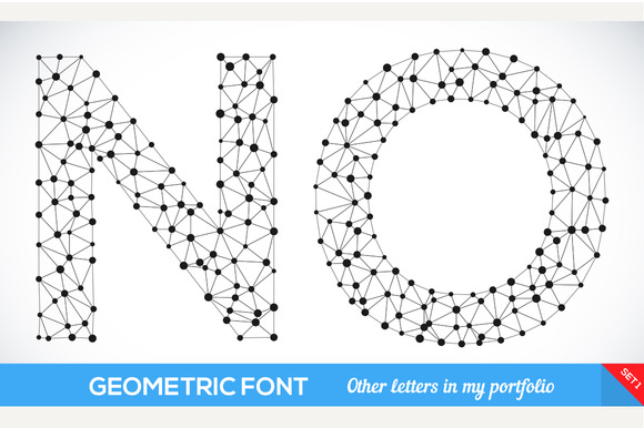 Geometric Type Font