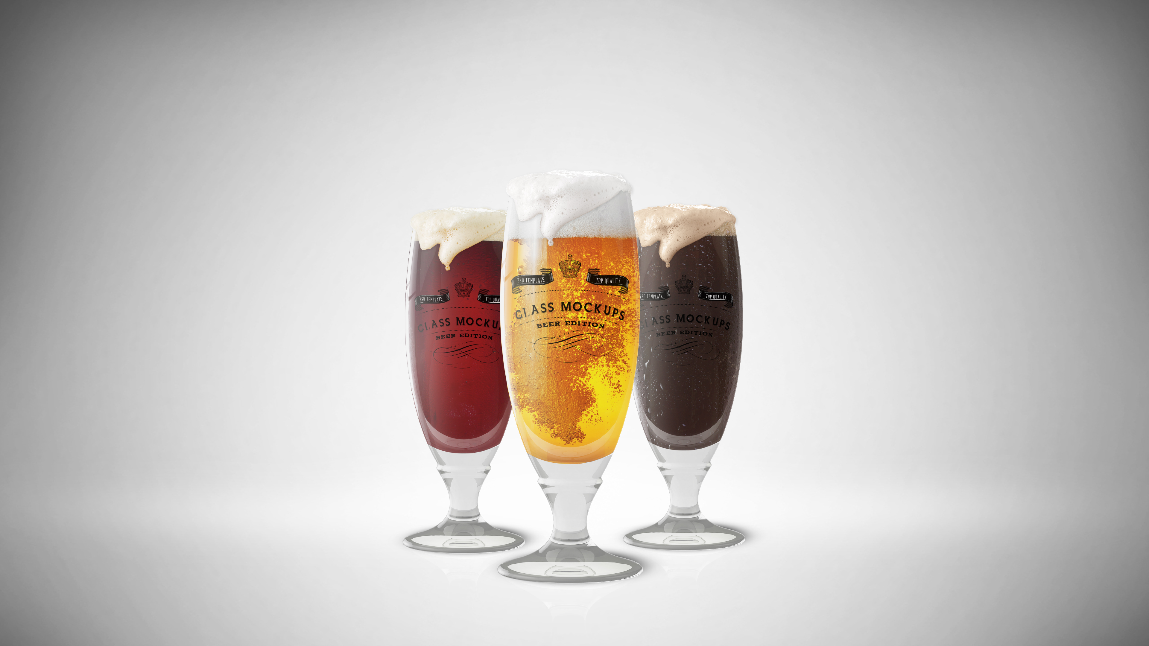 Download Glass Mockup - Beer Glass Mockup 6 ~ Product Mockups on ...