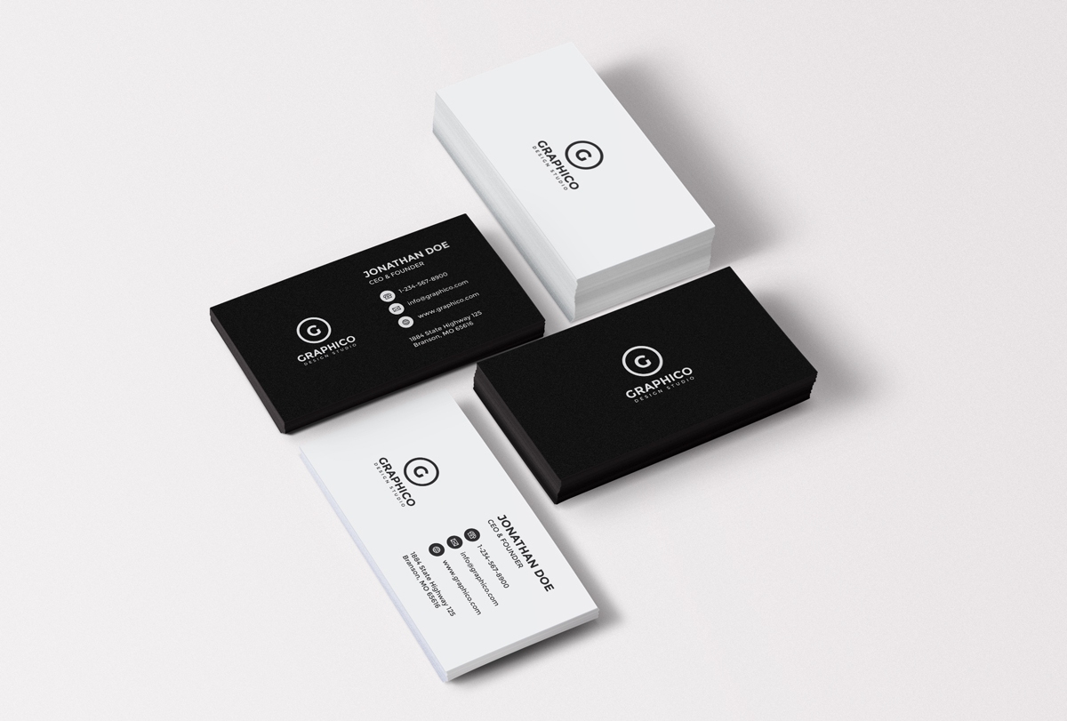 Simple Corporate Business Card 38 Business Card Templates on