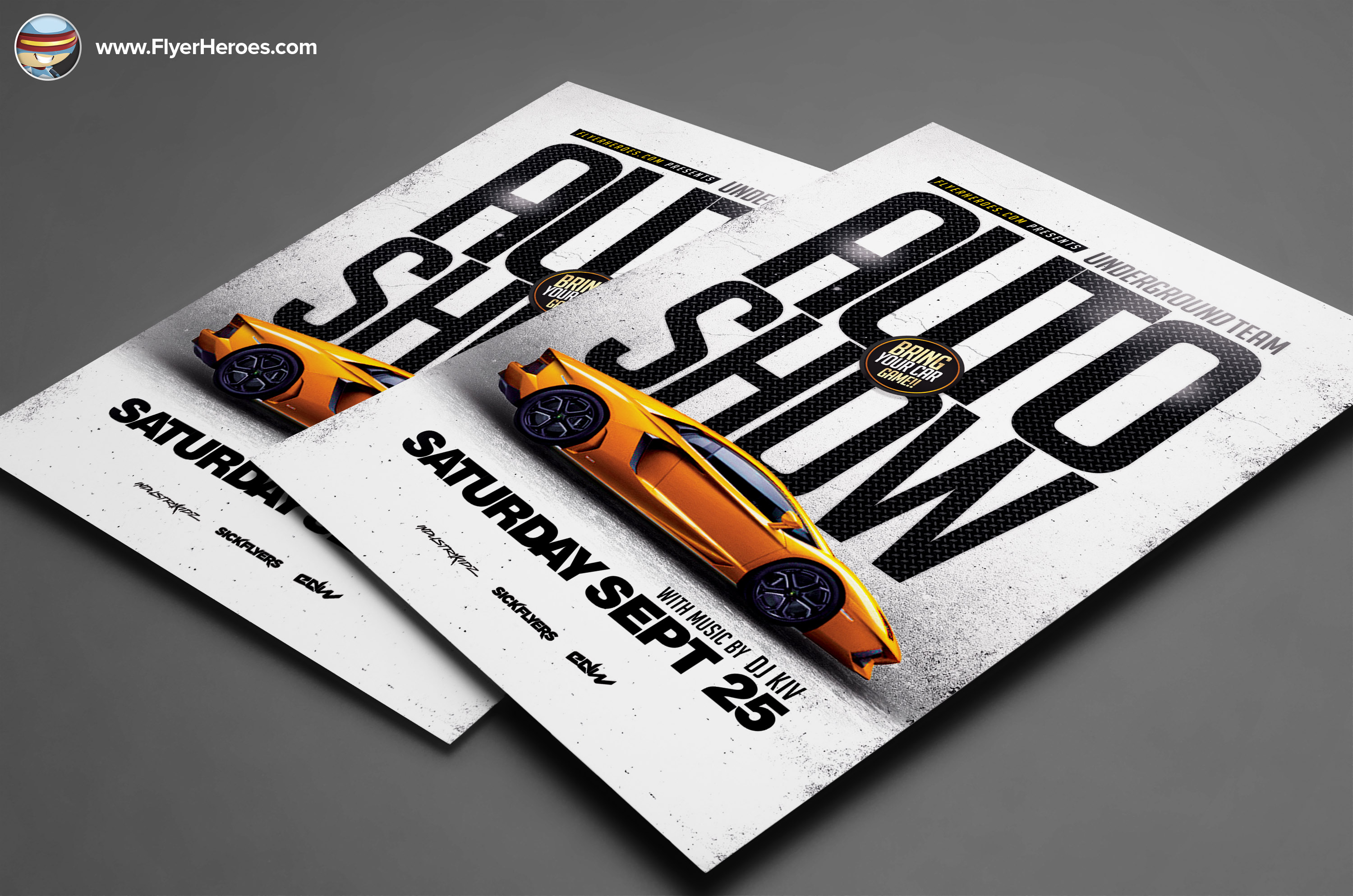 Auto Show Flyer Template ~ Flyer Templates on Creative Market