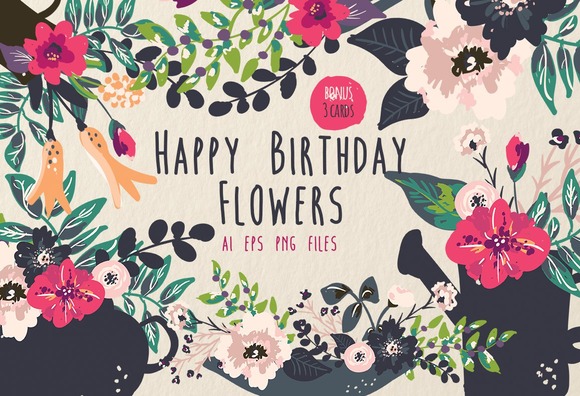Happy Birthday Flowers Happy Birthday Flowers