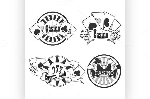 Casino And Gambling Badges Or Emblem Casino And Gambling Badges Or Emblem