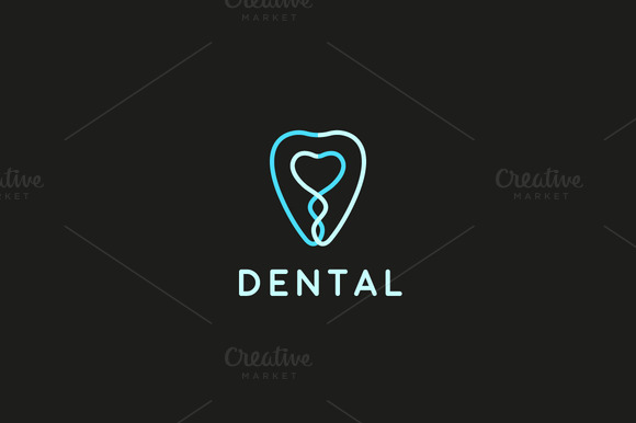 Tooth Dental Clinic Logotype Tooth Dental Clinic Logotype