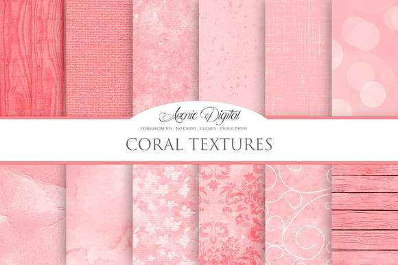 Coral Background Textures Coral Background Textures