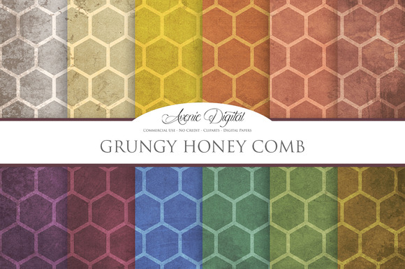 Grungy Honeycomb Grungy Honeycomb