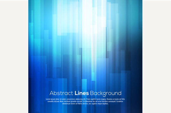 Blue Abstract Lines Background