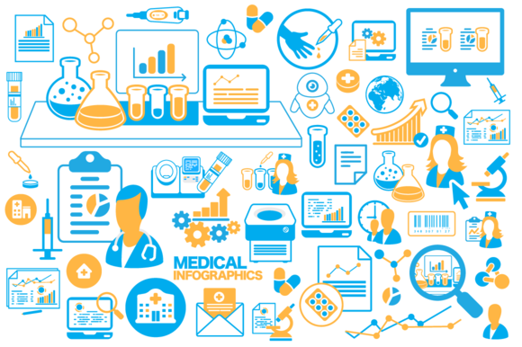 Medical Infographics Ve§ător Icons Medical Infographics Ve§ător Icons