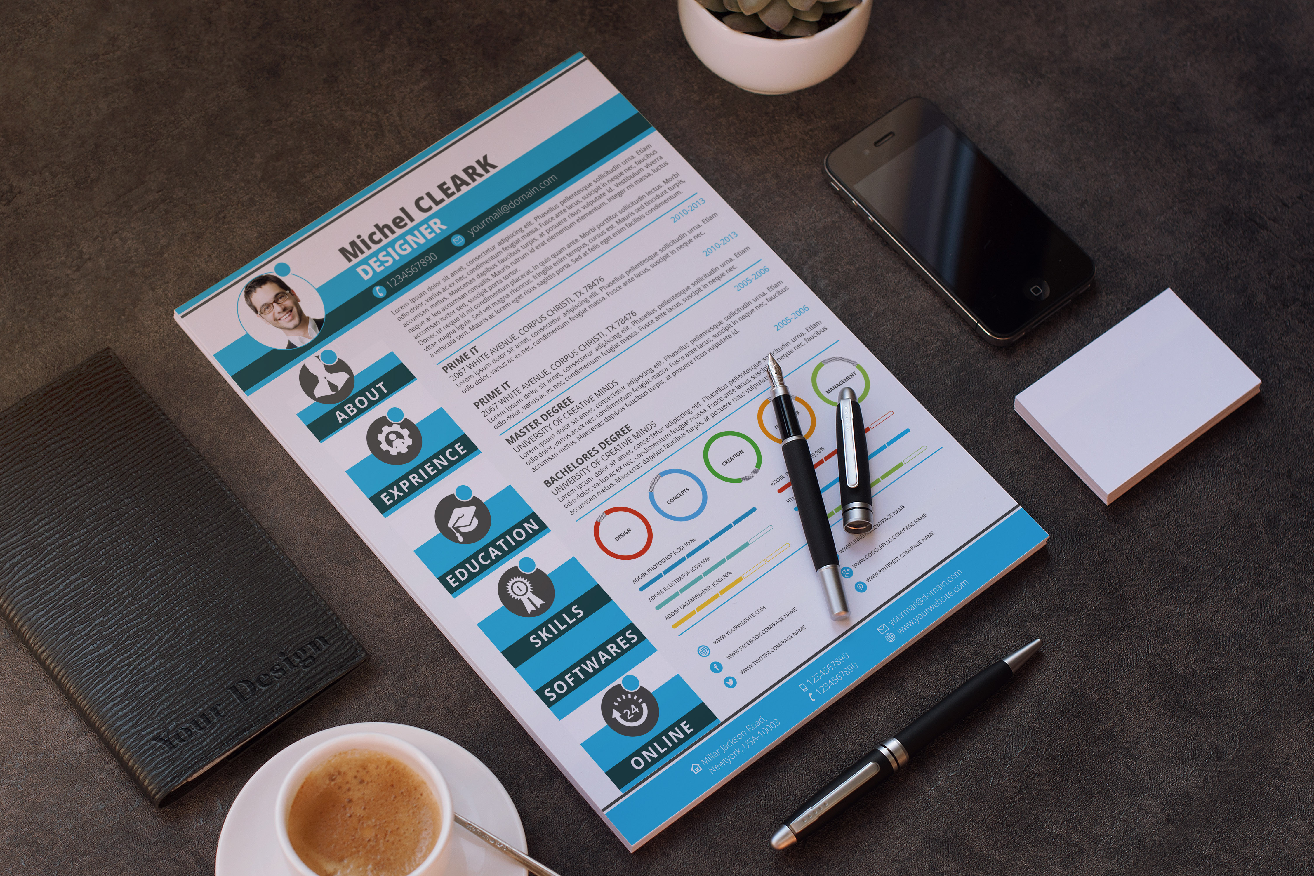 Resume / CV ~ Resume Templates on Creative Market