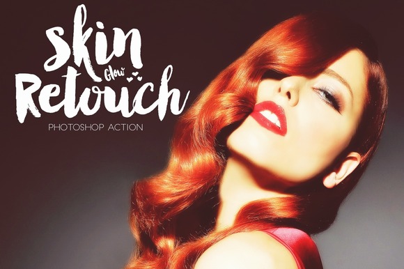 Skin Glow Retouch Action - Actions
