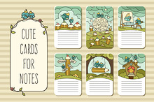 Printable cards for notes ~ Card Templates on Creative Market