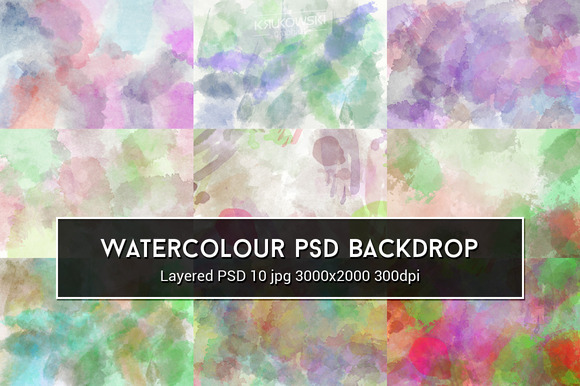 Watercolour PSD Backdrop Watercolour PSD Backdrop