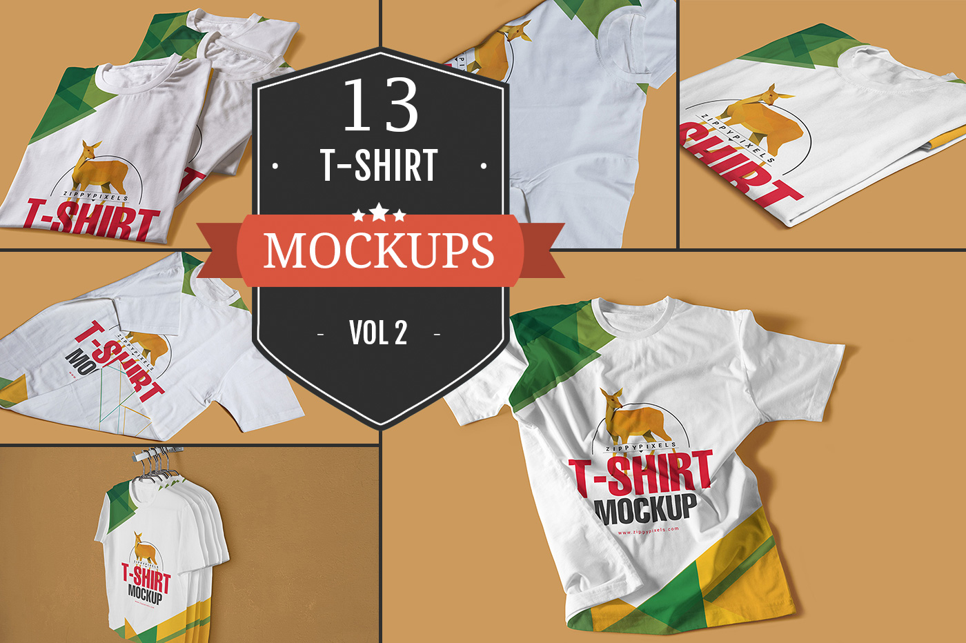Download Round Neck T-shirt PSD Mockups Vol.2 ~ Product Mockups on ...
