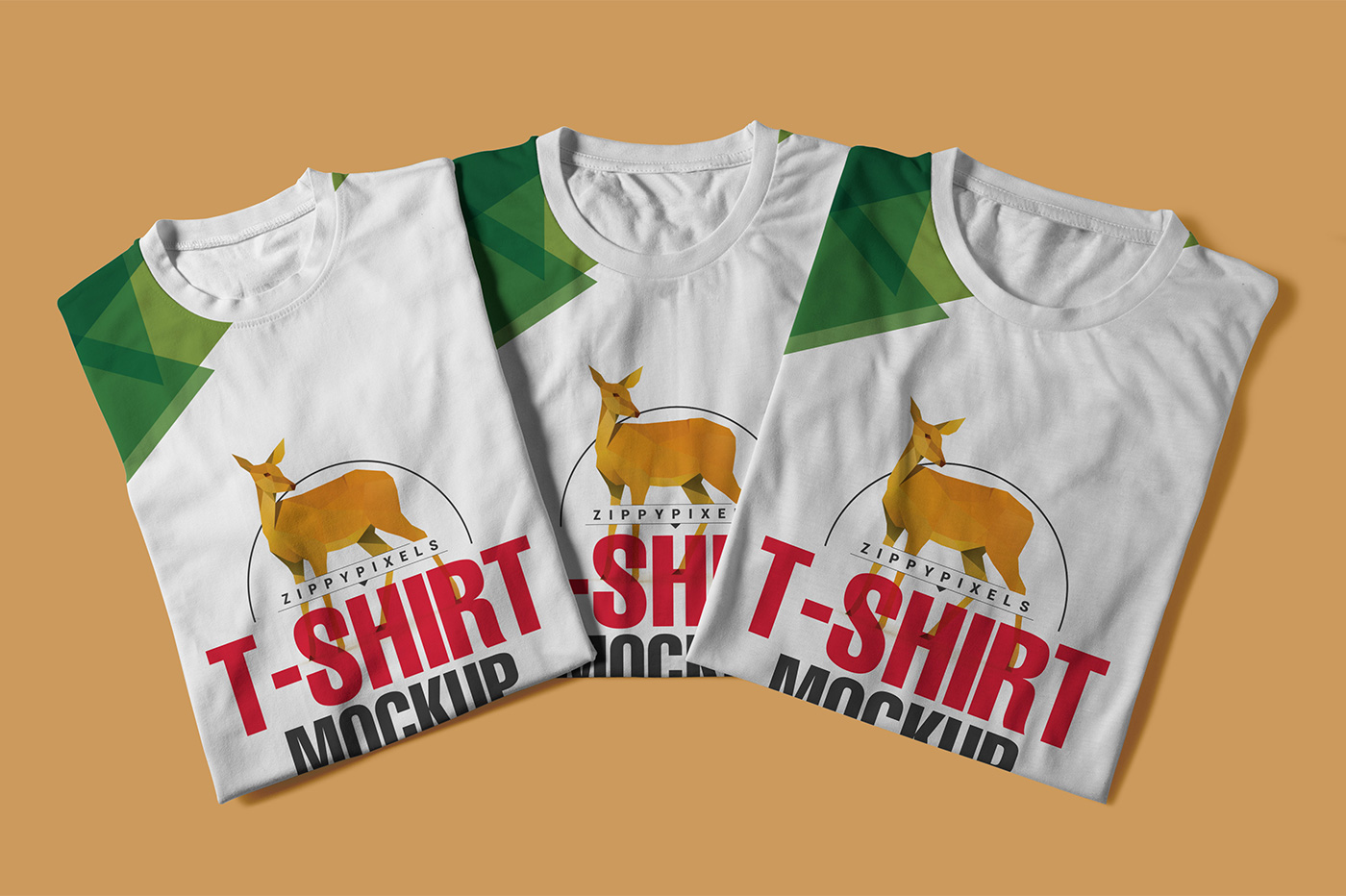 Round Neck T-shirt PSD Mockups Vol.2 ~ Product Mockups on Creative Market