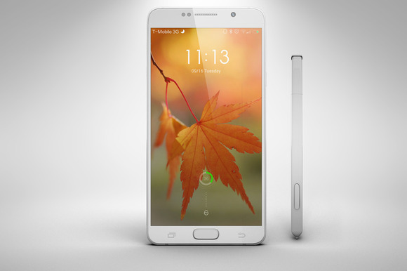 Samsung Galaxy Note 5 16 Pen MockUp Samsung Galaxy Note 5 16 Pen MockUp