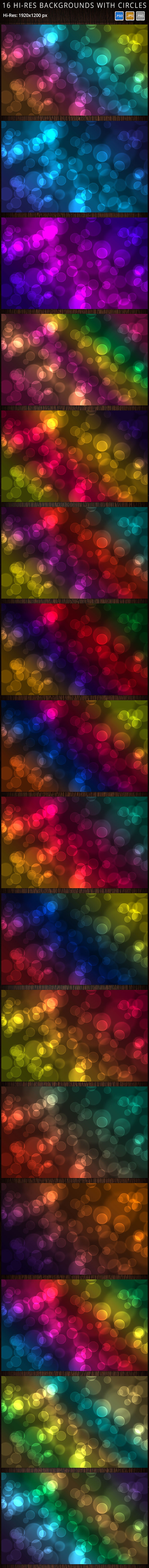 16 Hi-Res Bokeh Effect Backgrounds 16 Hi-Res Bokeh Effect Backgrounds