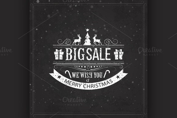 Christmas Sale Design Set Labels Christmas Sale Design Set Labels