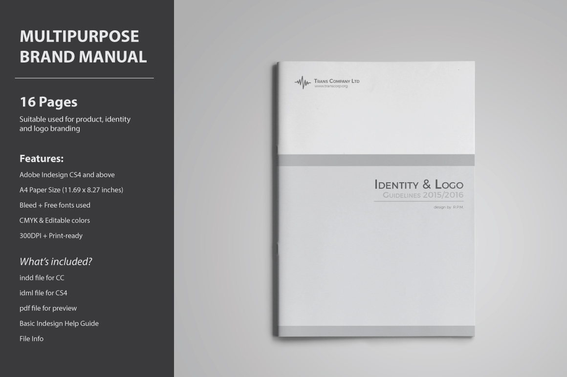 Download Voryu Multipurpose Brand Guidelines Indesign Template Creativemarket 331992 Torrent Brand Guidelines Template Indesign Free