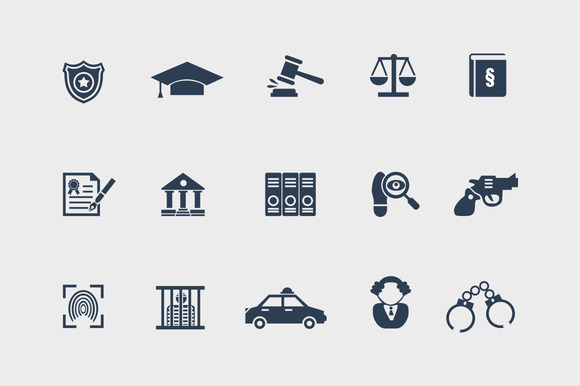 15 Law And Legal Icons