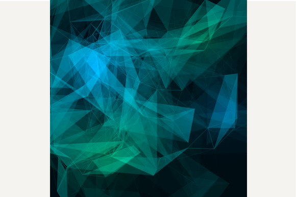 Abstract Low Poly Dark Background