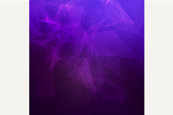 Abstract Low Poly Purple Background