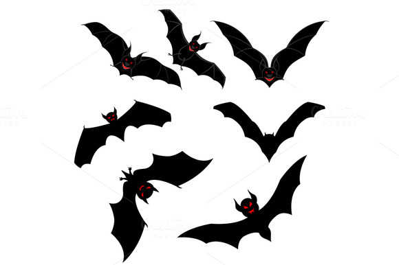 Flying Bats Set Flying Bats Set