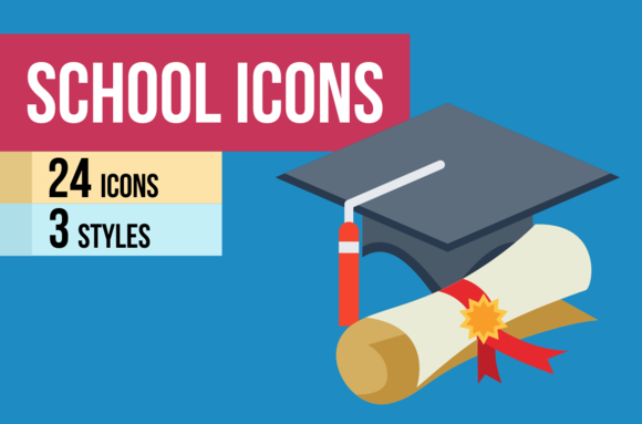 24 School Icons