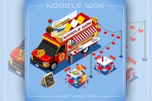Chinese Noodle Wok Food Truck Chinese Noodle Wok Food Truck