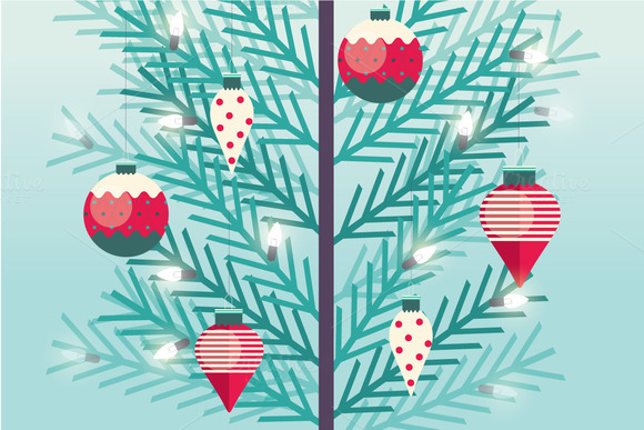 Christmas Tree Ornament Vector Christmas Tree Ornament Vector